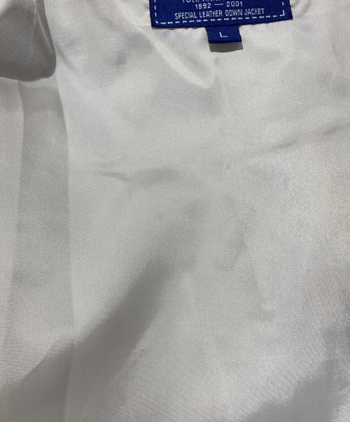 BOSS COFFEE（ボス コーヒー）BOSS COFFEE (ボス コーヒー) レザーダウンジャケット ブラウン サイズ:Lの古着・服飾アイテム