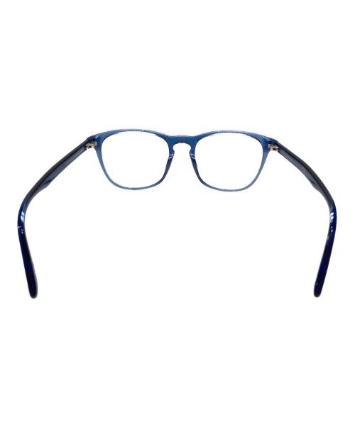 TOM FORD（トムフォード）TOM FORD (トムフォード) ウェリントン伊達メガネ スカイブルー サイズ:25□19 145の古着・服飾アイテム