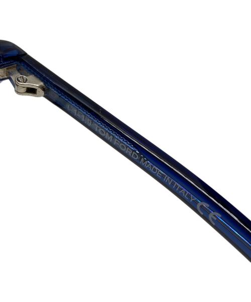 TOM FORD（トムフォード）TOM FORD (トムフォード) ウェリントン伊達メガネ スカイブルー サイズ:25□19 145の古着・服飾アイテム