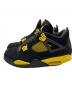 NIKE (ナイキ) AIR JORDAN 4 RETRO BLACK/WHITE-TOUR YELLOW サイズ:30：17000円