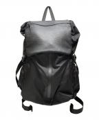 ear PAPILLONNERイアパピヨネ）の古着「レザーコンビライトリュック」｜ブラック