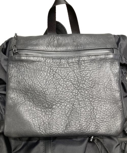 ear PAPILLONNER（イアパピヨネ）ear PAPILLONNER (イアパピヨネ) レザーコンビライトリュック ブラック サイズ:FREEの古着・服飾アイテム