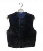 45Rフォーティファイブ・アール）の古着「ボア×USモーのベスト」｜インディゴ