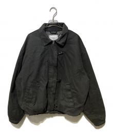 ZARA（ザラ）の古着「クロップドフィットトグルボタンジャケット」｜ブラック