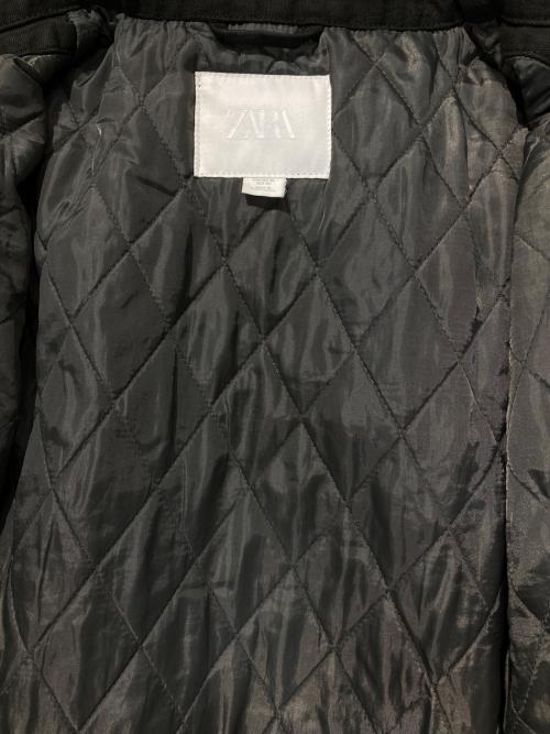 ZARA（ザラ）ZARA (ザラ) クロップドフィットトグルボタンジャケット ブラック サイズ:Lの古着・服飾アイテム
