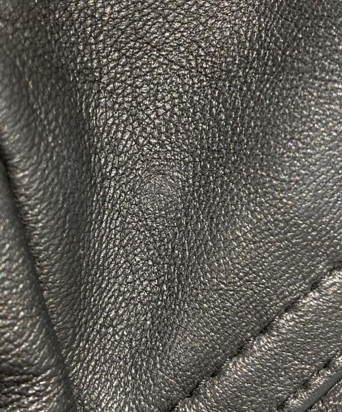 BLUE LABEL CRESTBRIDGE（ブルーレーベルクレストブリッジ）BLUE LABEL CRESTBRIDGE (ブルーレーベルクレストブリッジ) シングルライダースジャケット ブラック サイズ:SIZE38の古着・服飾アイテム