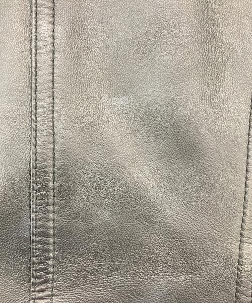 BLUE LABEL CRESTBRIDGE（ブルーレーベルクレストブリッジ）BLUE LABEL CRESTBRIDGE (ブルーレーベルクレストブリッジ) シングルライダースジャケット ブラック サイズ:SIZE38の古着・服飾アイテム