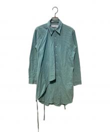 KISHIDAMIKI（キシダミキ）の古着「デザインシャツワンピース」｜ブルー