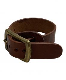 RED MOON（レッドムーン）の古着「レザーバングル」｜ブラウン