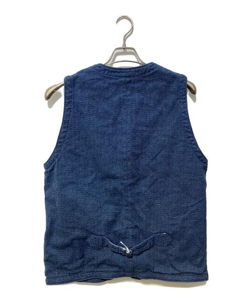 MOMOTARO JEANS（桃太郎ジーンズ）MOMOTARO JEANS (桃太郎ジーンズ) インディゴベスト インディゴ サイズ:44の古着・服飾アイテム