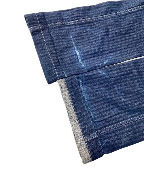 MOMOTARO JEANS（桃太郎ジーンズ）MOMOTARO JEANS (桃太郎ジーンズ) GTBヘリンボーンデニムカーゴパンツ インディゴ サイズ:W38の古着・服飾アイテム