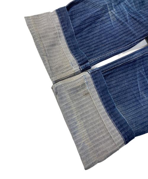 MOMOTARO JEANS（桃太郎ジーンズ）MOMOTARO JEANS (桃太郎ジーンズ) GTBヘリンボーンデニムカーゴパンツ インディゴ サイズ:W38の古着・服飾アイテム