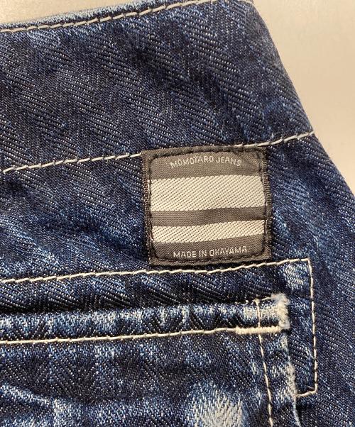 MOMOTARO JEANS（桃太郎ジーンズ）MOMOTARO JEANS (桃太郎ジーンズ) GTBヘリンボーンデニムカーゴパンツ インディゴ サイズ:W38の古着・服飾アイテム
