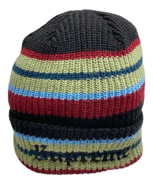 SUPREME（シュプリーム）SUPREME (シュプリーム) Bright Stripe Beanie マルチカラーの古着・服飾アイテム