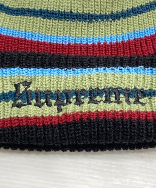 SUPREME（シュプリーム）SUPREME (シュプリーム) Bright Stripe Beanie マルチカラーの古着・服飾アイテム