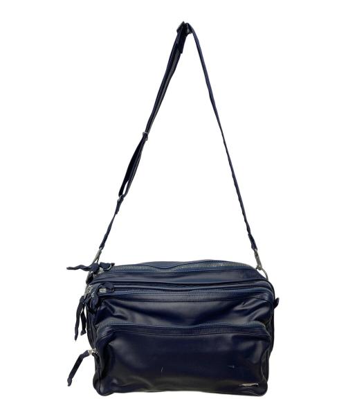 LUGGAGE LABEL（ラゲッジ レーベル）LUGGAGE LABEL (ラゲッジ レーベル) ショルダーバッグ ネイビーの古着・服飾アイテム
