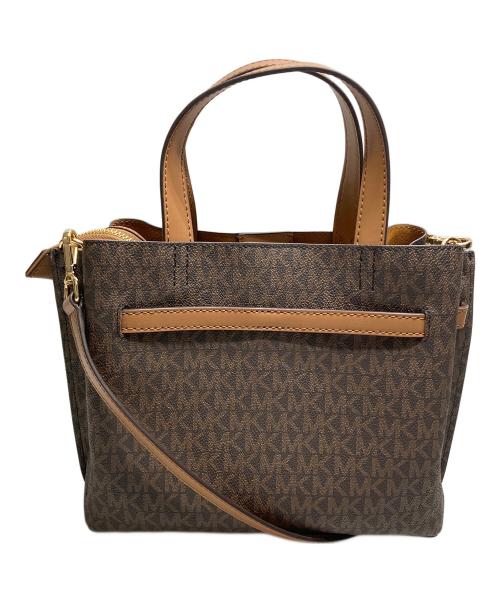 MICHAEL KORS（マイケルコース）MICHAEL KORS (マイケル・コース) 2WAYショルダーバッグ ブラウンの古着・服飾アイテム
