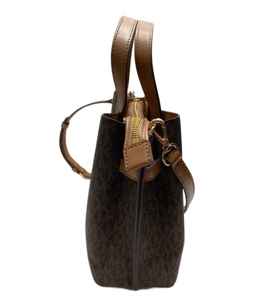 MICHAEL KORS（マイケルコース）MICHAEL KORS (マイケル・コース) 2WAYショルダーバッグ ブラウンの古着・服飾アイテム
