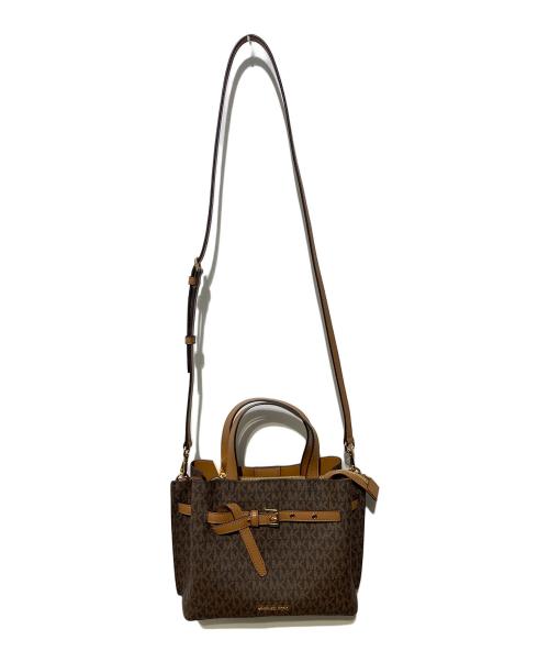 MICHAEL KORS（マイケルコース）MICHAEL KORS (マイケル・コース) 2WAYショルダーバッグ ブラウンの古着・服飾アイテム