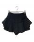 Snidel (スナイデル) レイヤードフリルミニスカショーパン ブラック サイズ:SIZE 0：8000円