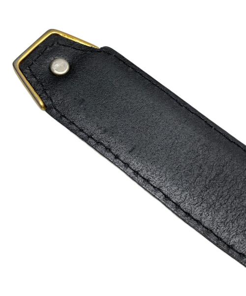 GIANNI VERSACE（ジャンニ・ヴェルサーチ）GIANNI VERSACE (ジャンニ・ヴェルサーチ) クロコベルト ブラック サイズ:85/34の古着・服飾アイテム