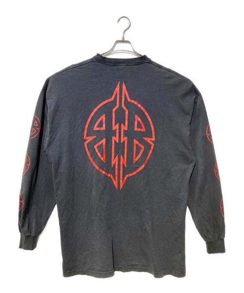 BALENCIAGA（バレンシアガ）BALENCIAGA (バレンシアガ) Long Sleeve Metal T-Shirt グレー サイズ:Ⅼの古着・服飾アイテム