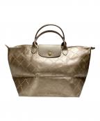 LONGCHAMPロンシャン）の古着「ル プリアージュ トートバッグ」｜ベージュ