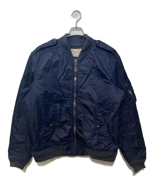POLO RALPH LAUREN（ポロ・ラルフローレン）POLO RALPH LAUREN (ポロ・ラルフローレン) ツイルダウンボンバージャケット ネイビー サイズ:Mの古着・服飾アイテム