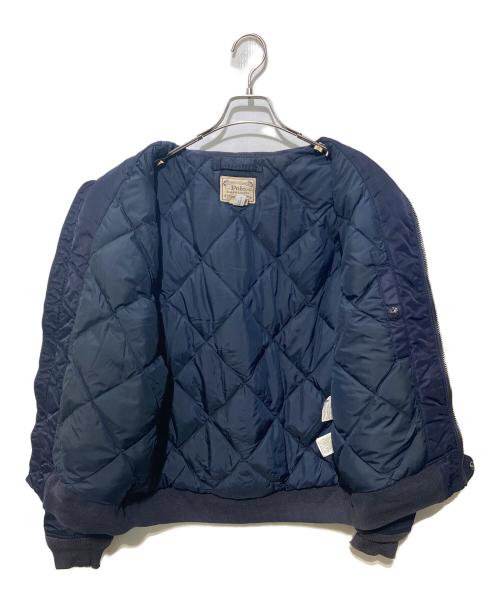 POLO RALPH LAUREN（ポロ・ラルフローレン）POLO RALPH LAUREN (ポロ・ラルフローレン) ツイルダウンボンバージャケット ネイビー サイズ:Mの古着・服飾アイテム