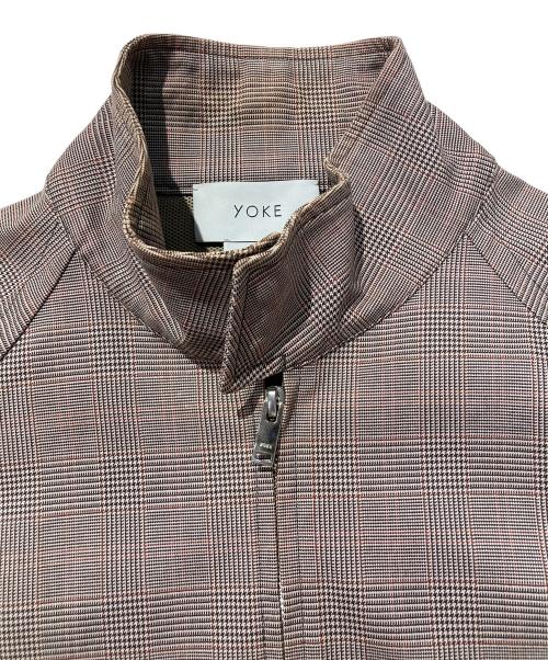 YOKE（ヨーク）YOKE (ヨーク) DOWNSIZING DRIZZLER JACKET ブラウン サイズ:Ⅿの古着・服飾アイテム