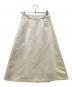 NOLLEY'S (ノーリーズ) Aラインサテンスカート アイボリー サイズ:38 未使用品：4000円