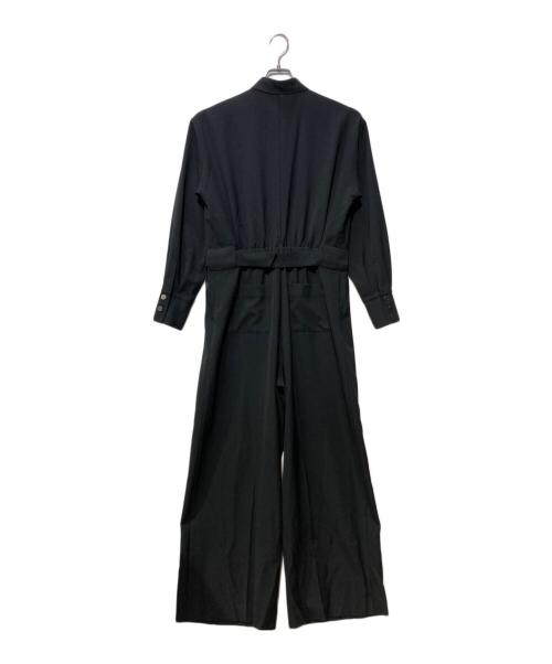 UNTITLED（アンタイトル）UNTITLED (アンタイトル) Oggi シャツカラーオールインワン ブラック サイズ:2の古着・服飾アイテム