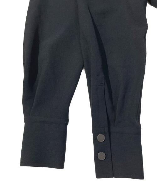 UNTITLED（アンタイトル）UNTITLED (アンタイトル) Oggi シャツカラーオールインワン ブラック サイズ:2の古着・服飾アイテム