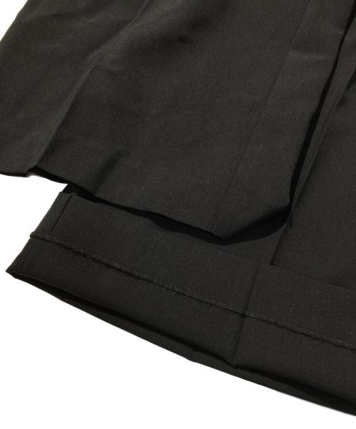 UNTITLED（アンタイトル）UNTITLED (アンタイトル) Oggi シャツカラーオールインワン ブラック サイズ:2の古着・服飾アイテム