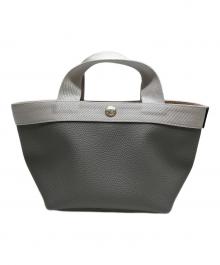 Herve Chapelier（エルベシャプリエ）の古着「701GP リュクス舟型トートS」｜グラニ×シルバー