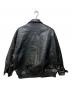 Rocky Monroe (ロッキーモンロー) ヴィーガンレザーフライトジャケットブルゾン ブラック サイズ:XL：4500円