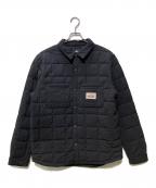 stussyステューシー）の古着「Australia Quilted Fatigue Shirt ジャケット」｜ブラック