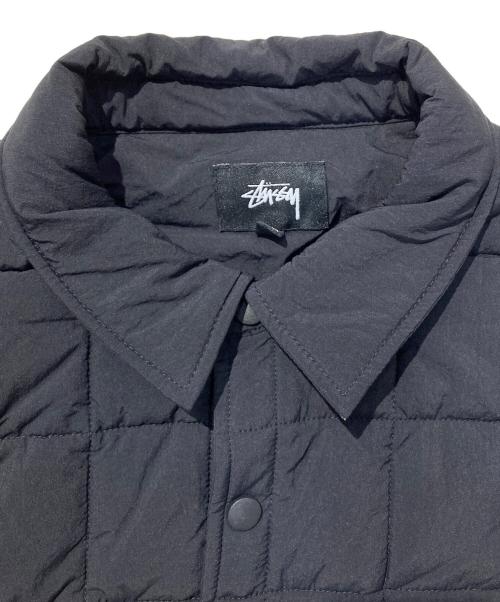 stussy（ステューシー）stussy (ステューシー) Australia Quilted Fatigue Shirt ジャケット ブラック サイズ:Lの古着・服飾アイテム