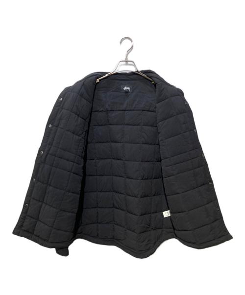 stussy（ステューシー）stussy (ステューシー) Australia Quilted Fatigue Shirt ジャケット ブラック サイズ:Lの古着・服飾アイテム