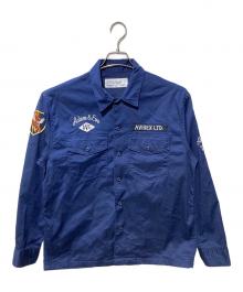 AVIREX（アヴィレックス）の古着「”FLYING TIGERS” ミリタリーシャツ」｜ネイビー