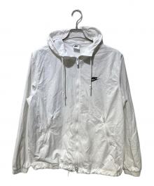 NIKE（ナイキ）の古着「フルジップ ウーブン ジャケット」｜ホワイト