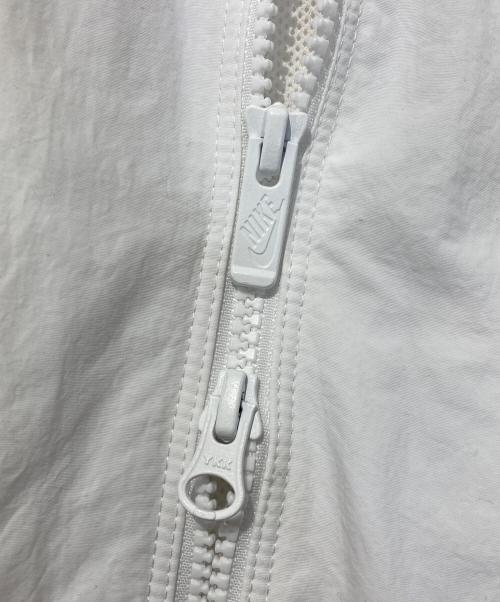 NIKE（ナイキ）NIKE (ナイキ) フルジップ ウーブン ジャケット ホワイト サイズ:Ⅼの古着・服飾アイテム