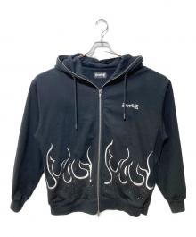 SUPPLIER（サプライヤー）の古着「フレイムパーカー」｜ブラック