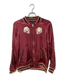 雅結（ミヤビムスビ）の古着「スカジャン」｜ワインレッド