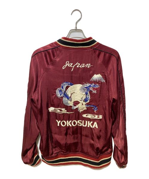 雅結（ミヤビムスビ）雅結 (ミヤビムスビ) スカジャン ワインレッド サイズ:Lの古着・服飾アイテム