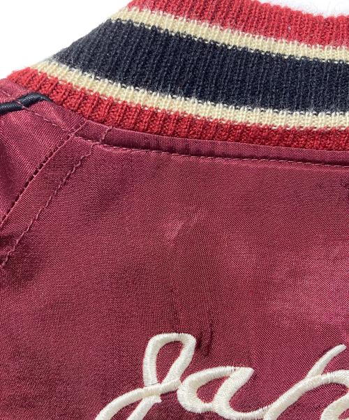 雅結（ミヤビムスビ）雅結 (ミヤビムスビ) スカジャン ワインレッド サイズ:Lの古着・服飾アイテム