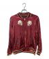 雅結（ミヤビムスビ）の古着「スカジャン」｜ワインレッド