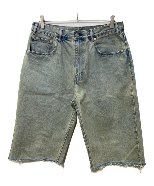 thisisneverthat（ディスイズネバーザット）thisisneverthat (ディスイズネバーザット) デニムハーフパンツ インディゴ サイズ:Ⅼの古着・服飾アイテム