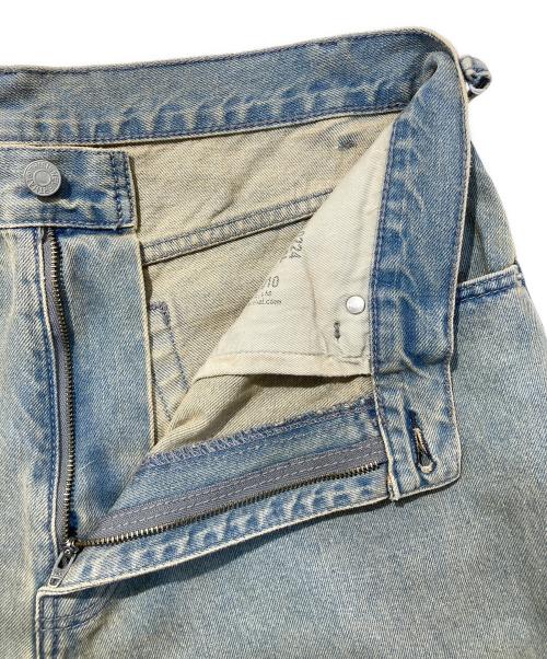 thisisneverthat（ディスイズネバーザット）thisisneverthat (ディスイズネバーザット) デニムハーフパンツ インディゴ サイズ:Ⅼの古着・服飾アイテム