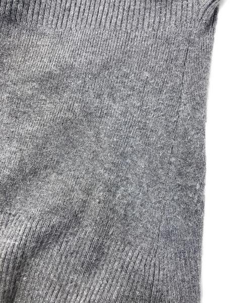 Snidel（スナイデル）Snidel (スナイデル) ショルダーリボンアシメニットワンピ グレー サイズ:FREEの古着・服飾アイテム